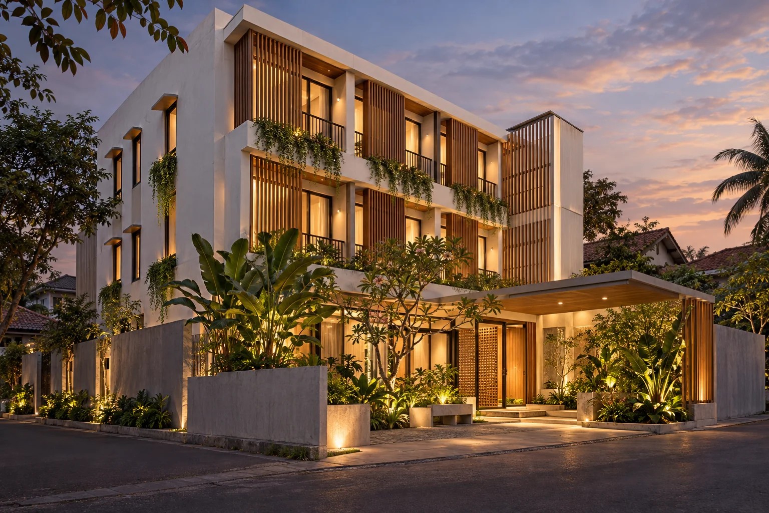 Arjawinangun Smart Kost · Exterior concept